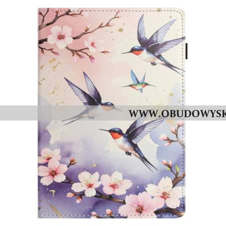 Case Samsung Galaxy Tab S10 Fe Etui Na Telefon Ptaki