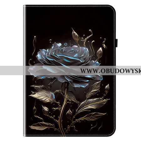 Case Samsung Galaxy Tab S10 Plus Etui Na Telefon CZarna Róża
