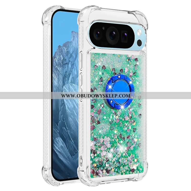 Etui Do Google Pixel 10 Pro Xl Brokat Z Uchwytem Na Pierścionek