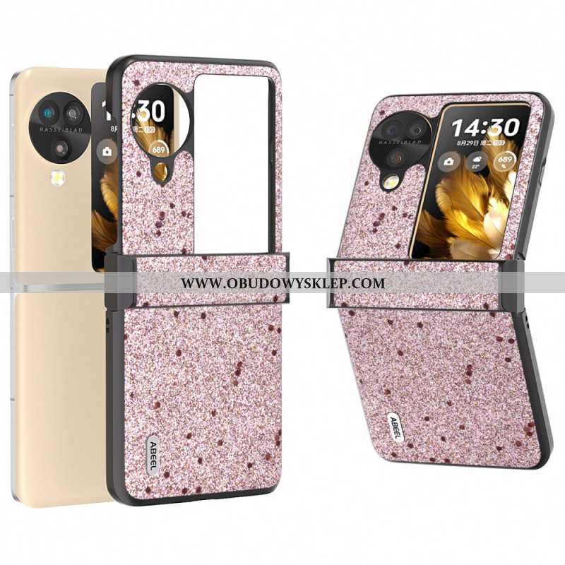 Etui Do Oppo Find N3 Flip Błyszcząca Powierzchnia Abeel