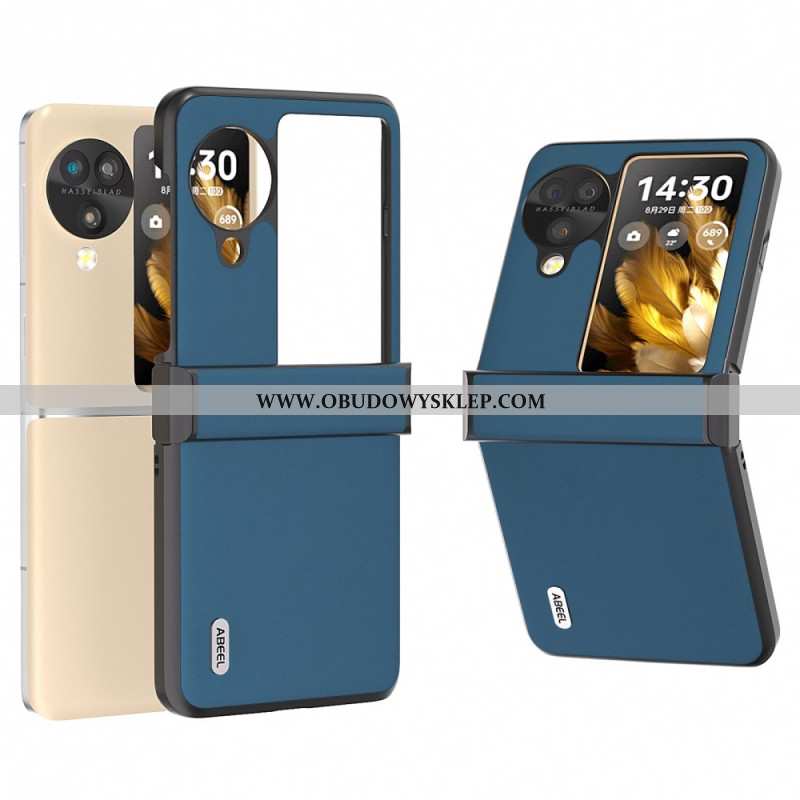 Etui Do Oppo Find N3 Flip Prawdziwa Skóra Abeel