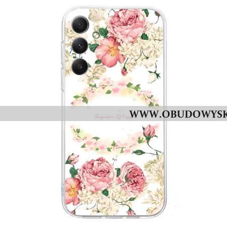 Etui Do Samsung Galaxy A17 4g / 5g Róże Vintage