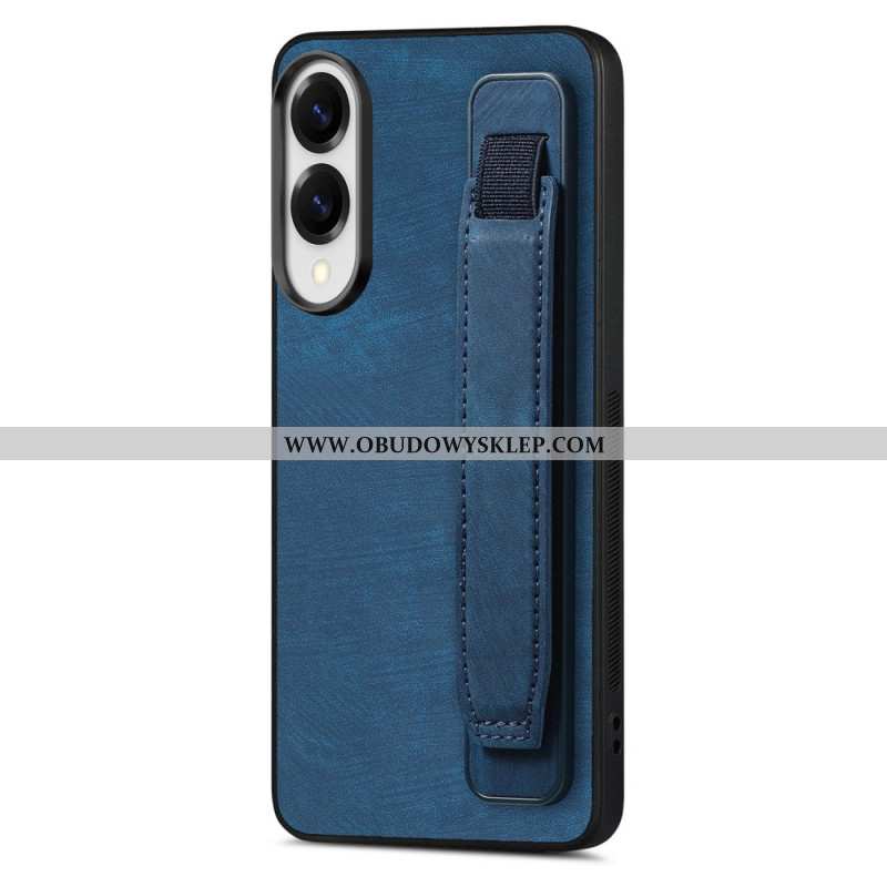 Etui Do Samsung Galaxy S25 5g Edge Styl Retro Z Paskiem Do Stojaka