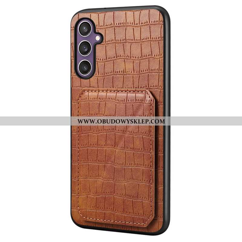 Etui Do Samsung Galaxy S25 5g Etui Na Karty Z Fakturą Krokodyla