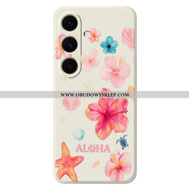 Etui Do Samsung Galaxy S25 Fe Silikon Kwiatowy
