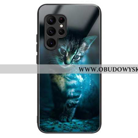 Etui Do Samsung Galaxy S25 Ultra 5g Kot Ze Szkła Hartowanego