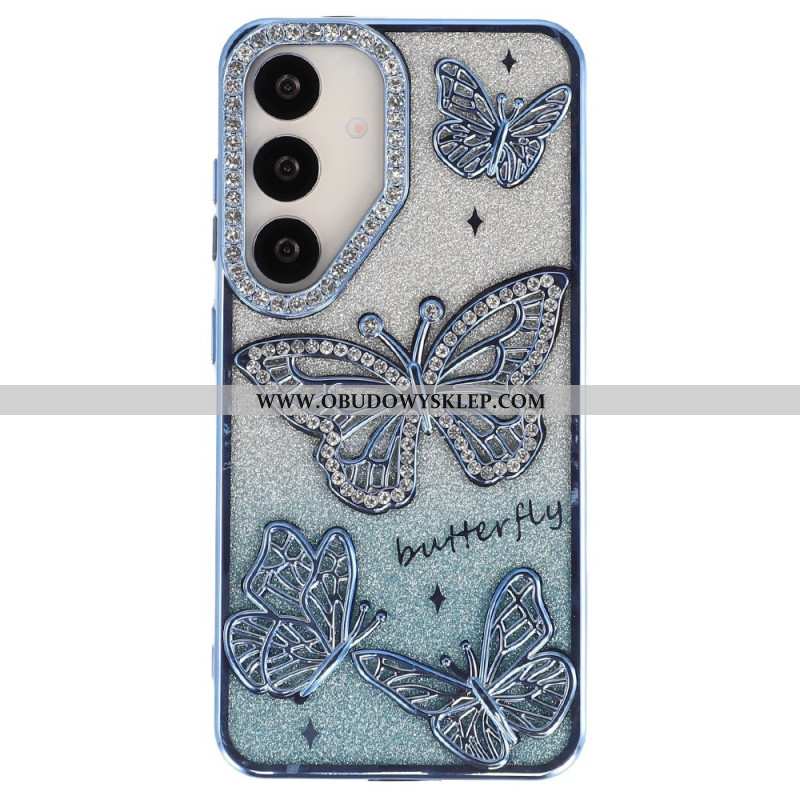 Etui Do Samsung Galaxy S26 Plus Motyle 3d I Kryształki Górskie