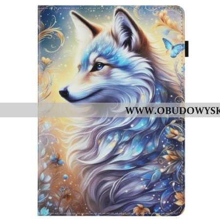 Etui Do Samsung Galaxy Tab S10 Fe Biały Wilk