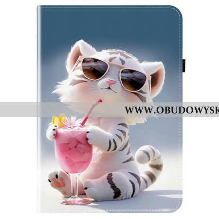 Etui Do Samsung Galaxy Tab S10 Fe Plus Tygrys Z Kreskówki