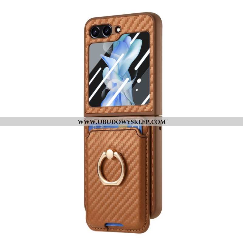 Etui Do Samsung Galaxy Z Flip 7 Fe Etui Na Karty Z Włókna Węglowego