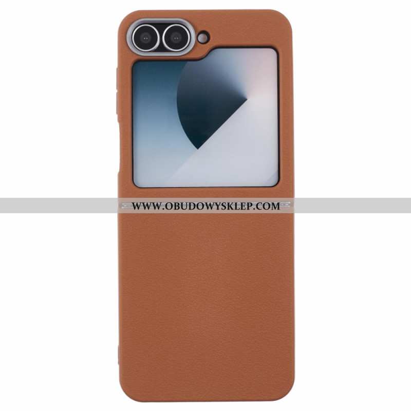 Etui Do Samsung Galaxy Z Flip 7 Fe Teksturowana Skóra