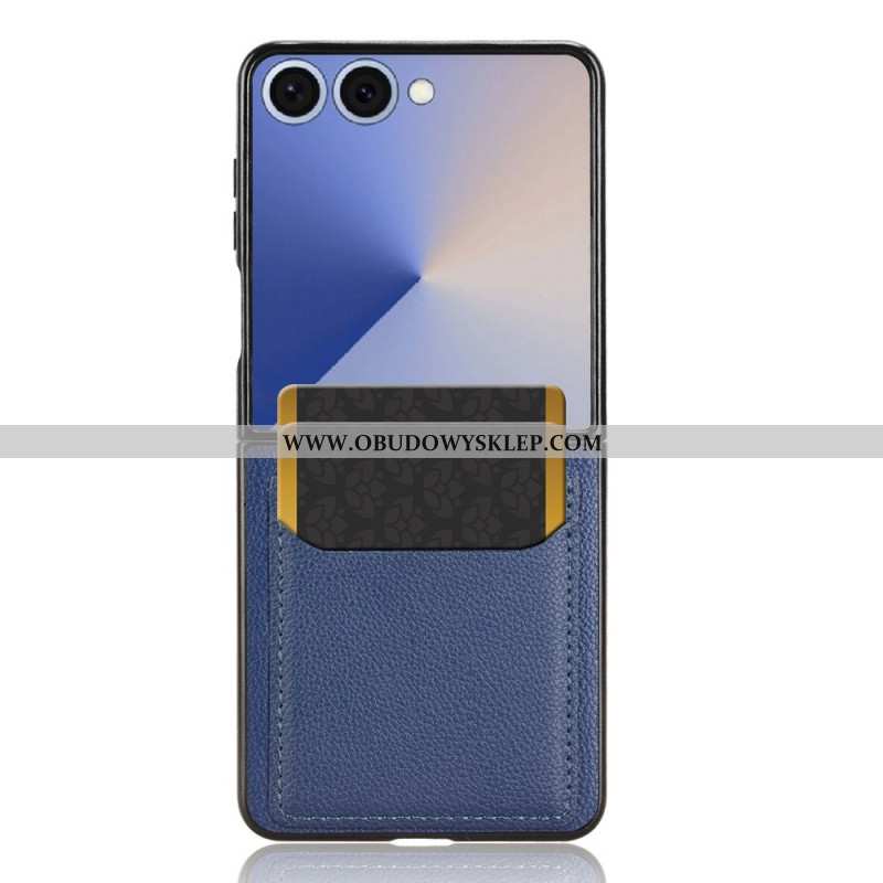 Etui Do Samsung Galaxy Z Flip 7 Skórzany Uchwyt Na Karty