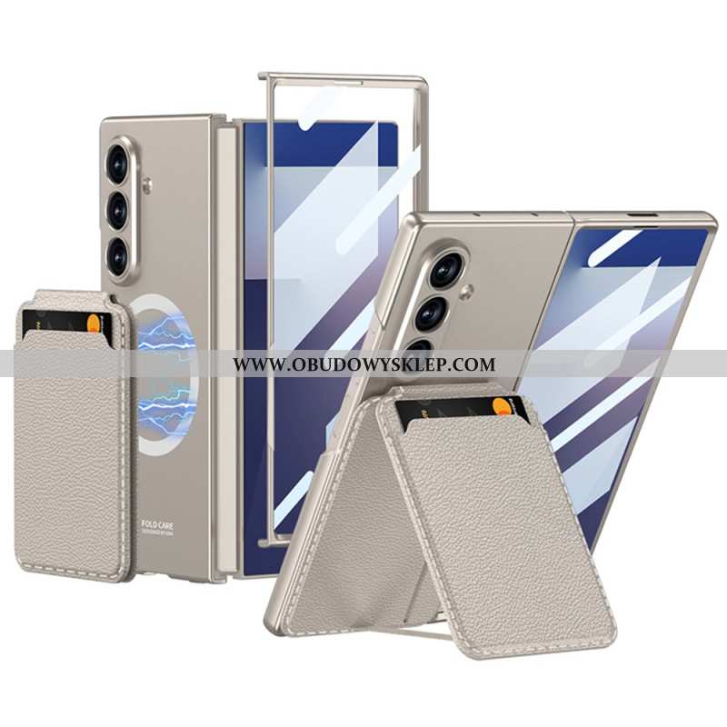 Etui Do Samsung Galaxy Z Fold 7 Odłączany Uchwyt Na Kartę I Zintegrowana Podstawka