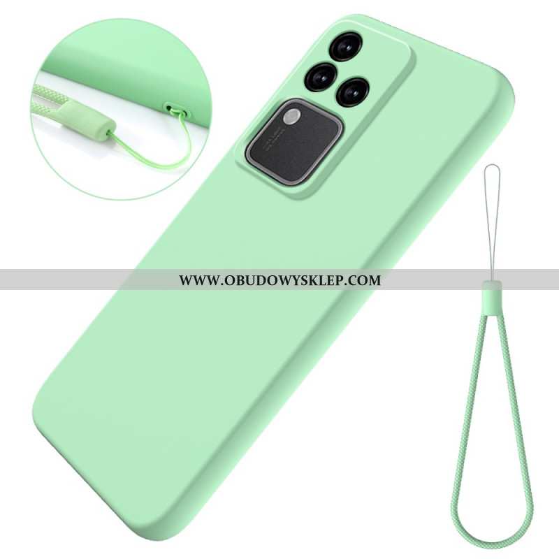 Etui Do Vivo V30 5g Pasek Z Płynnego Silikonu