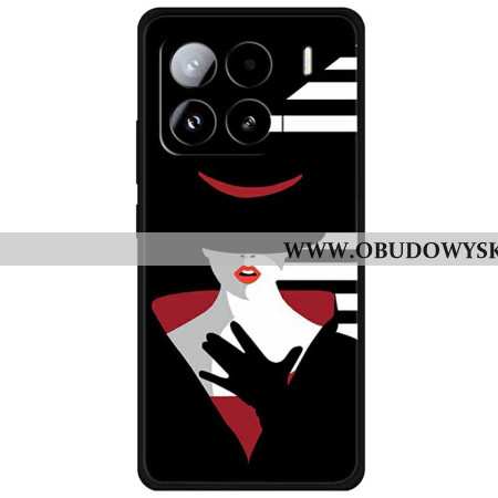 Etui Do Xiaomi 15 Pro Kobieta W CZarnym Kapeluszu