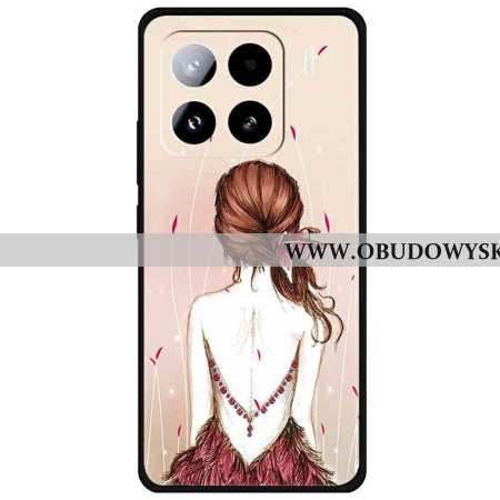 Etui Do Xiaomi 15 Pro Naszkicowana Dziewczynka