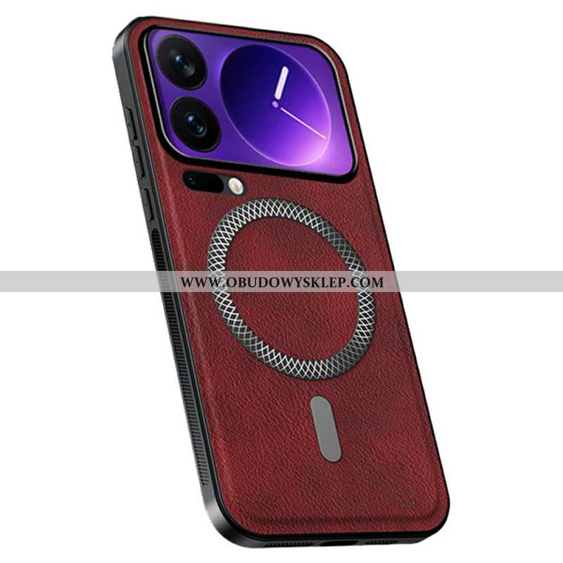 Etui Do Xiaomi 17 Pro Magsafe Imitacja Skóry