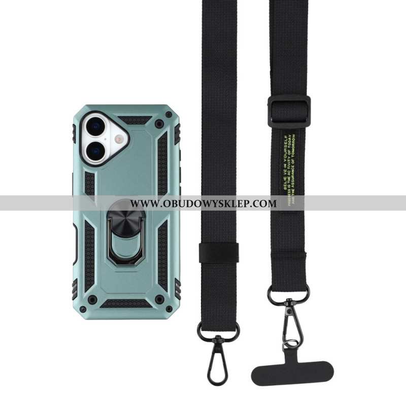 Etui Do iPhone 17 Ochrona Klasy Wojskowej Z Paskiem Na Ramię