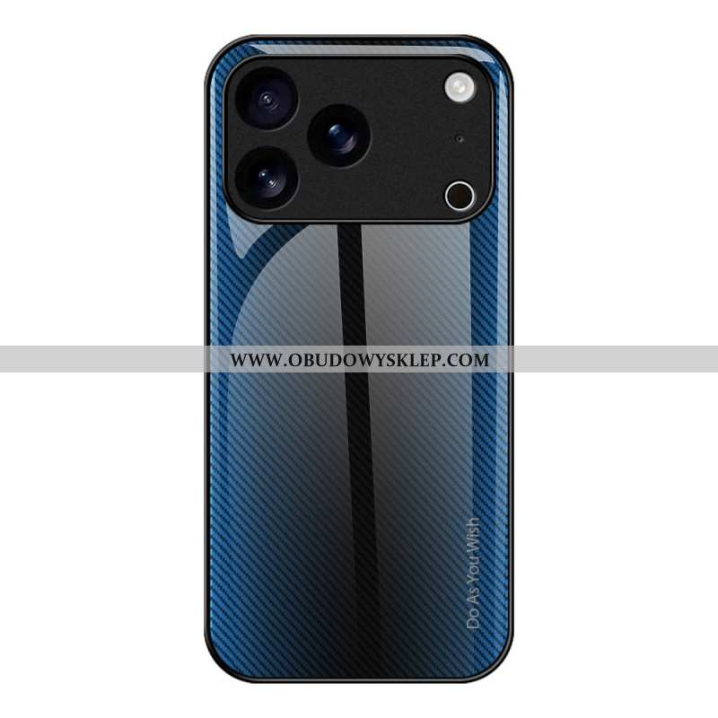 Etui Do iPhone 17 Pro Max Szkło Hartowane Z Włókna Węglowego