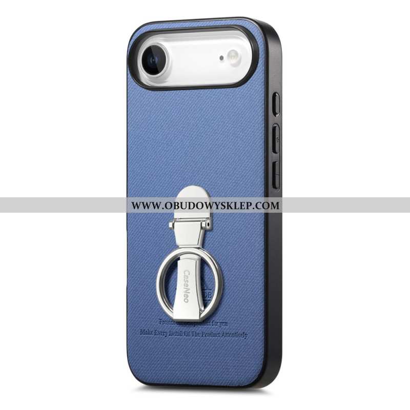 Etui Do iPhone Air Ze Składaną Podstawką I Skośną Fakturą