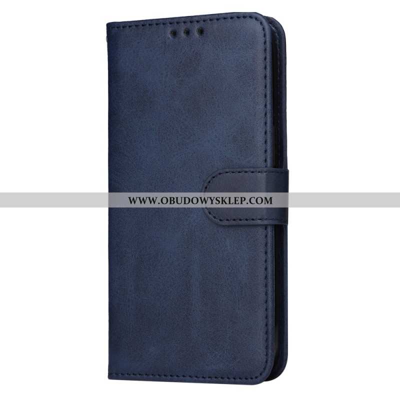 Etui Folio Do Google Pixel 10 Pro Xl Gładka Skóra Ekologiczna