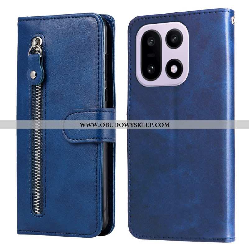 Etui Folio Do Oneplus 15 Kieszeń Na Zamek