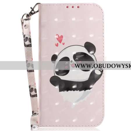 Etui Folio Do Oneplus Nord 4 Smycz Panda Love