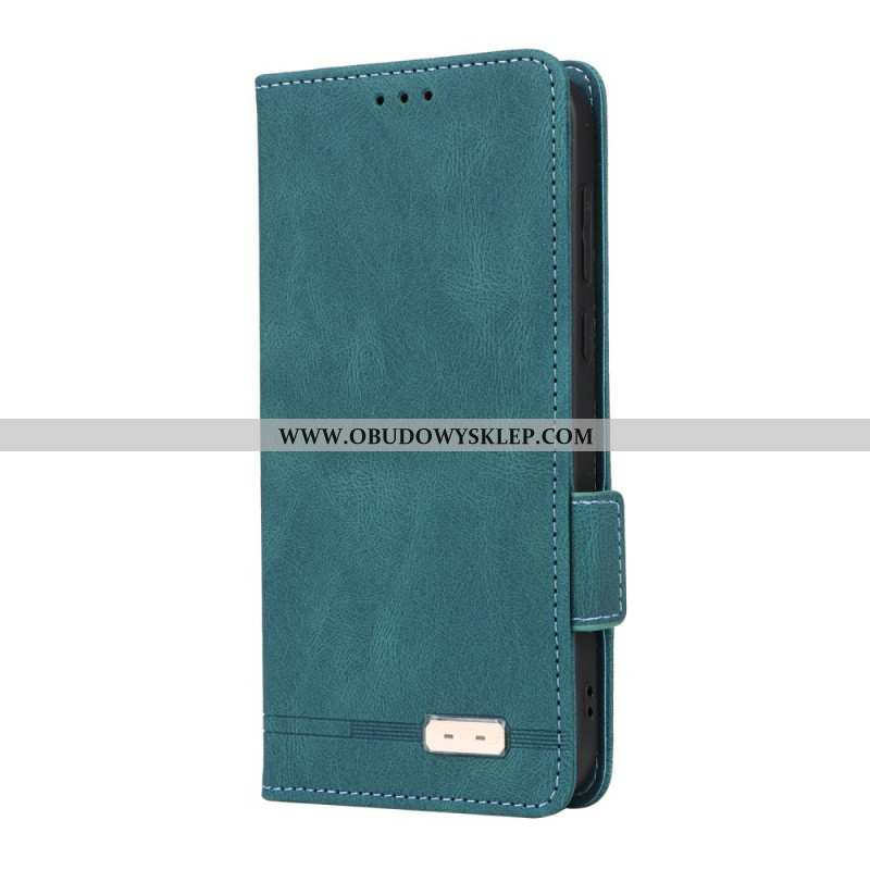 Etui Folio Do Oppo Find X8 Efekt Zamszu Vintage