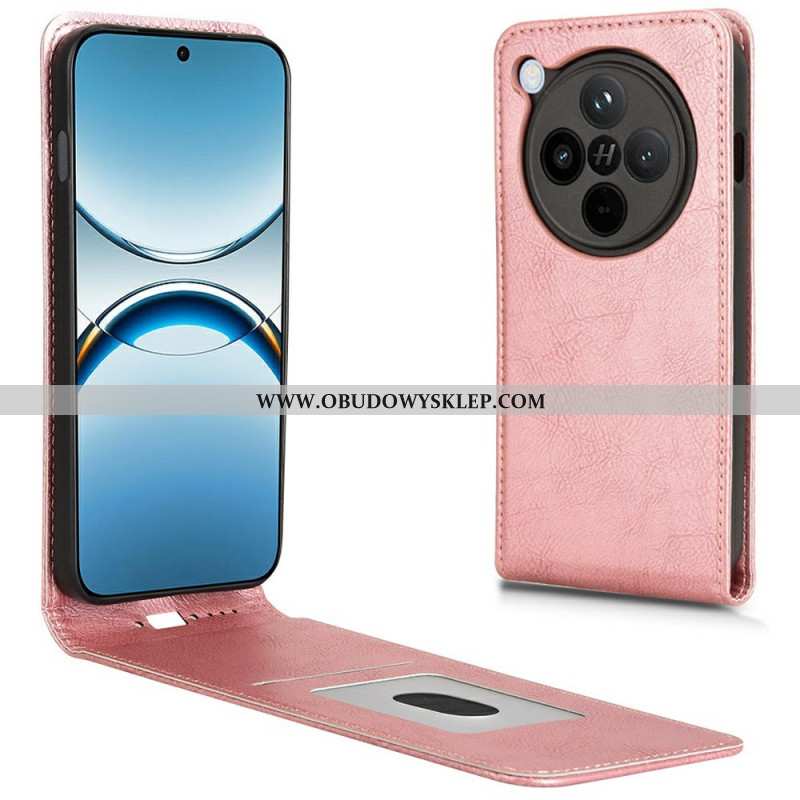 Etui Folio Do Oppo Find X8 Pro Pionowy Odchylany Uchwyt Ze Sztucznej Skóry