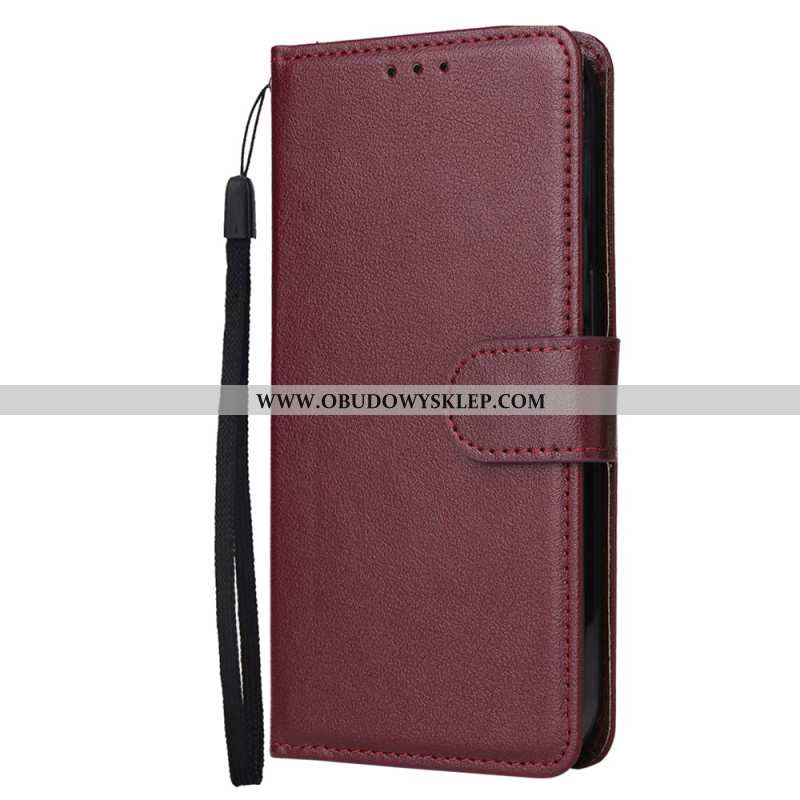 Etui Folio Do Oppo Reno 14 5g Klasyczny Skórzany Styl