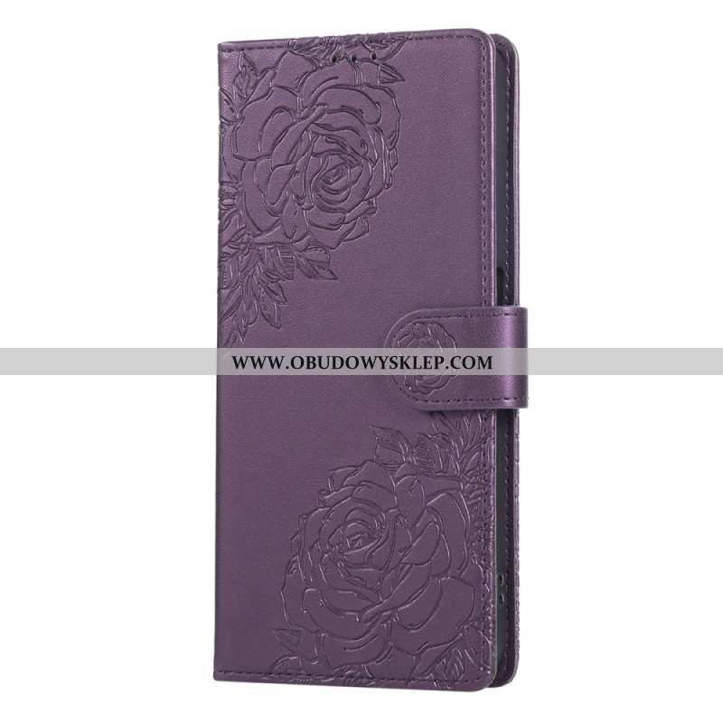 Etui Folio Do Realme 14 5g Koronkowe Kwiaty