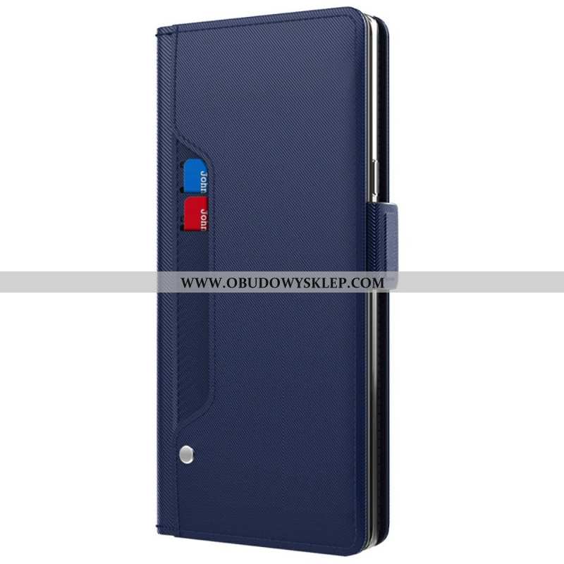 Etui Folio Do Realme 14 5g Wyjmowany Uchwyt Na Karty I Lusterko