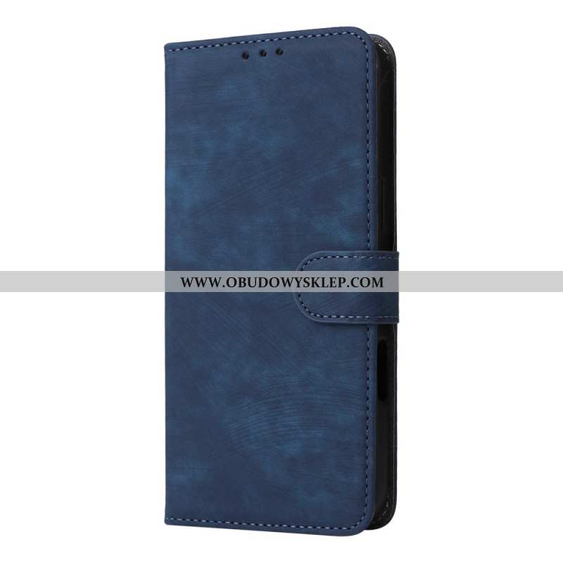 Etui Folio Do Realme 14 Pro Plus 5g Efekt Zamszu Z Ochroną Rfid