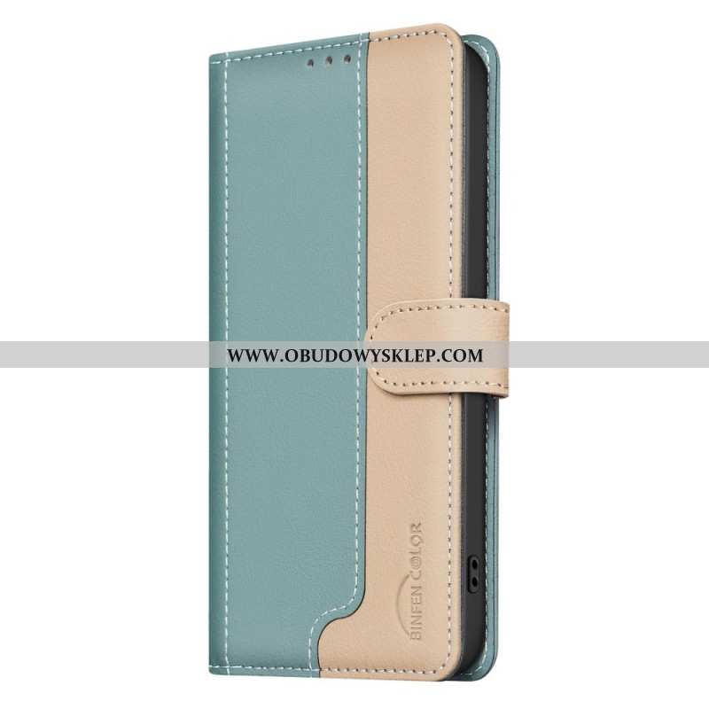 Etui Folio Do Realme C71 Dwukolorowy Binfen Color