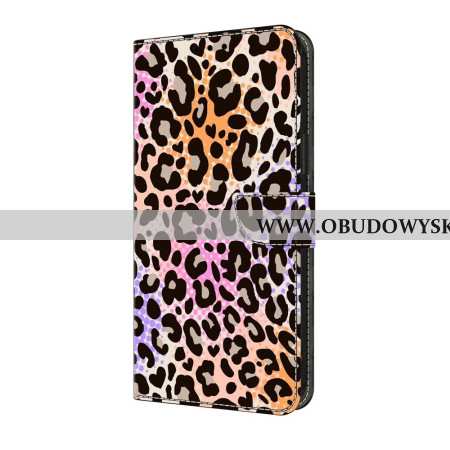 Etui Folio Do Samsung Galaxy A17 4g / 5g Kolorowy Wzór Panterki
