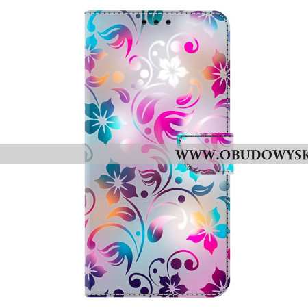 Etui Folio Do Samsung Galaxy A17 4g / 5g Ręcznie Robione Kwiaty