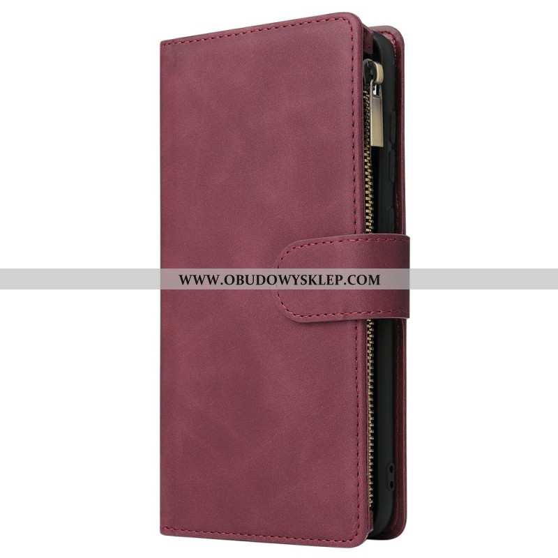 Etui Folio Do Samsung Galaxy S25 5g Edge Portfel Z Efektem Zamszu