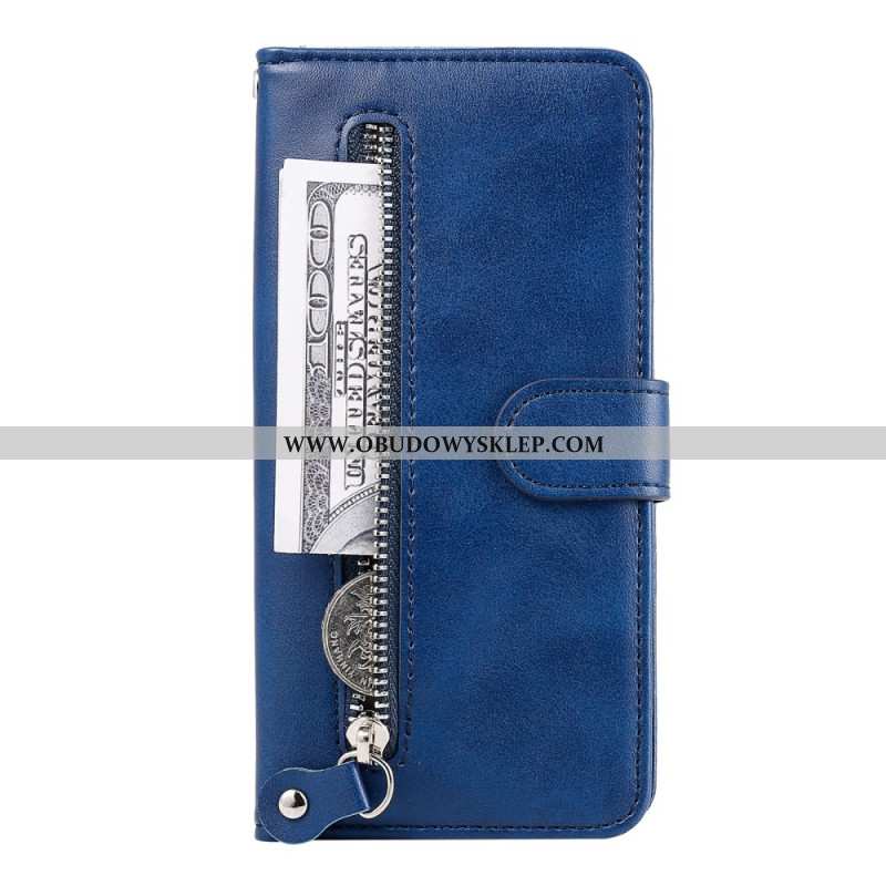 Etui Folio Do Samsung Galaxy S25 5g Portfel Z Zamkiem Błyskawicznym