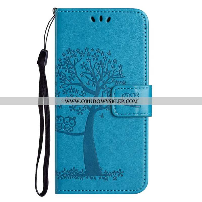 Etui Folio Do Samsung Galaxy S25 Fe Drzewo I Sowy