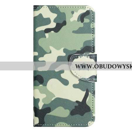 Etui Folio Do Samsung Galaxy S25 Fe Wzór Kamuflażowy
