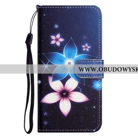 Etui Folio Do Samsung Galaxy S26 Księżycowe Kwiaty