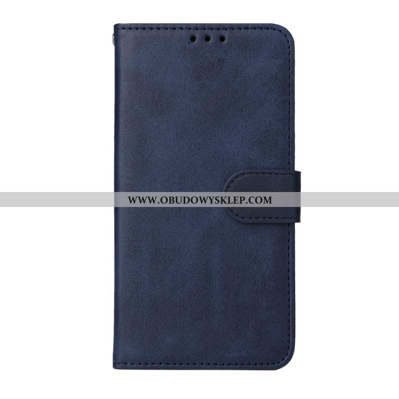 Etui Folio Do Samsung Galaxy S26 Plus Gładka Sztuczna Skóra