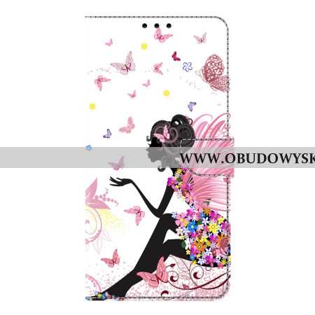 Etui Folio Do Samsung Galaxy S26 Plus Kobieta-motyl