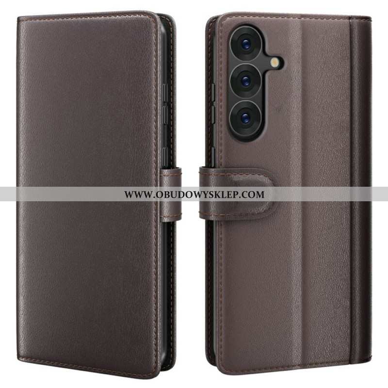 Etui Folio Do Samsung Galaxy S26 Skóra Naturalna