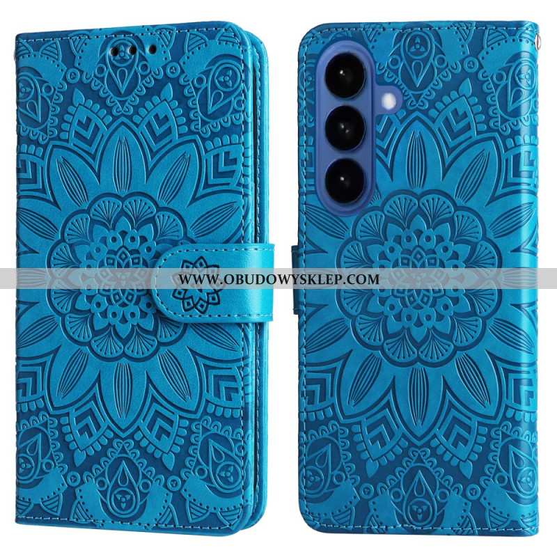 Etui Folio Do Samsung Galaxy S26 Wzór Słonecznika