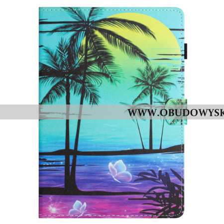 Etui Folio Do Samsung Galaxy Tab S11 Drzewa Kokosowe