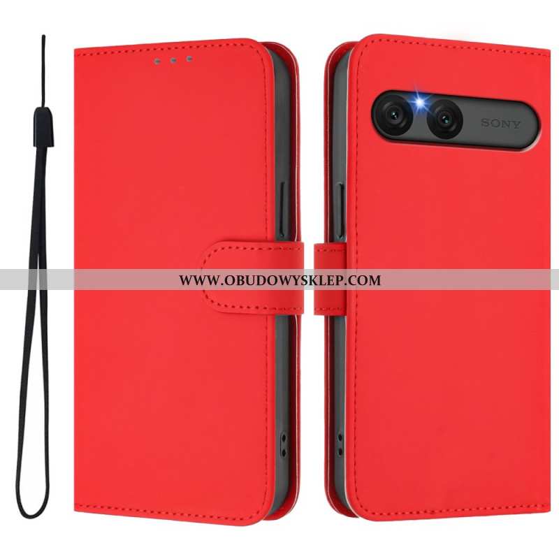 Etui Folio Do Sony Xperia 10 Vii Sztuczna Skóra