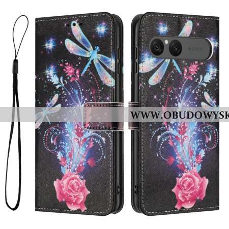 Etui Folio Do Sony Xperia 10 Vii Ważki