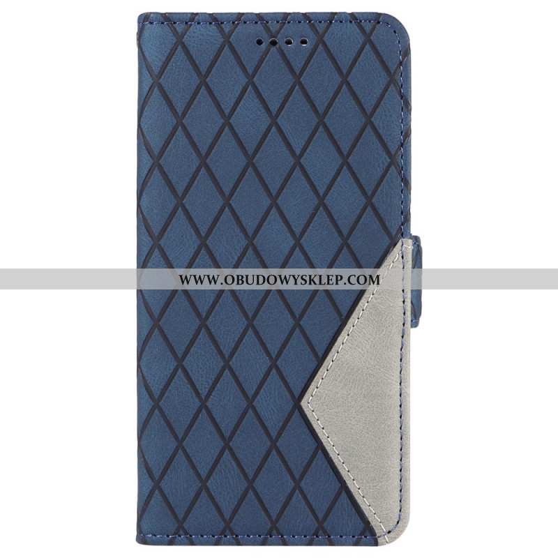 Etui Folio Do Vivo V40 5g Wzór Diamentowy