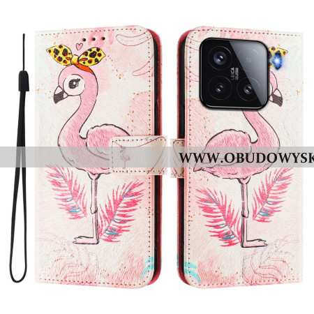 Etui Folio Do Xiaomi 15 Motyw Ptaka